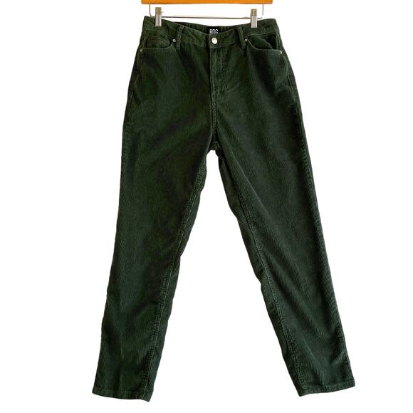 UO BDG Green Corduroy Mom High Rise Cords Size 28 Preppy Y2K HIgh Waist - Picture 1 of 7